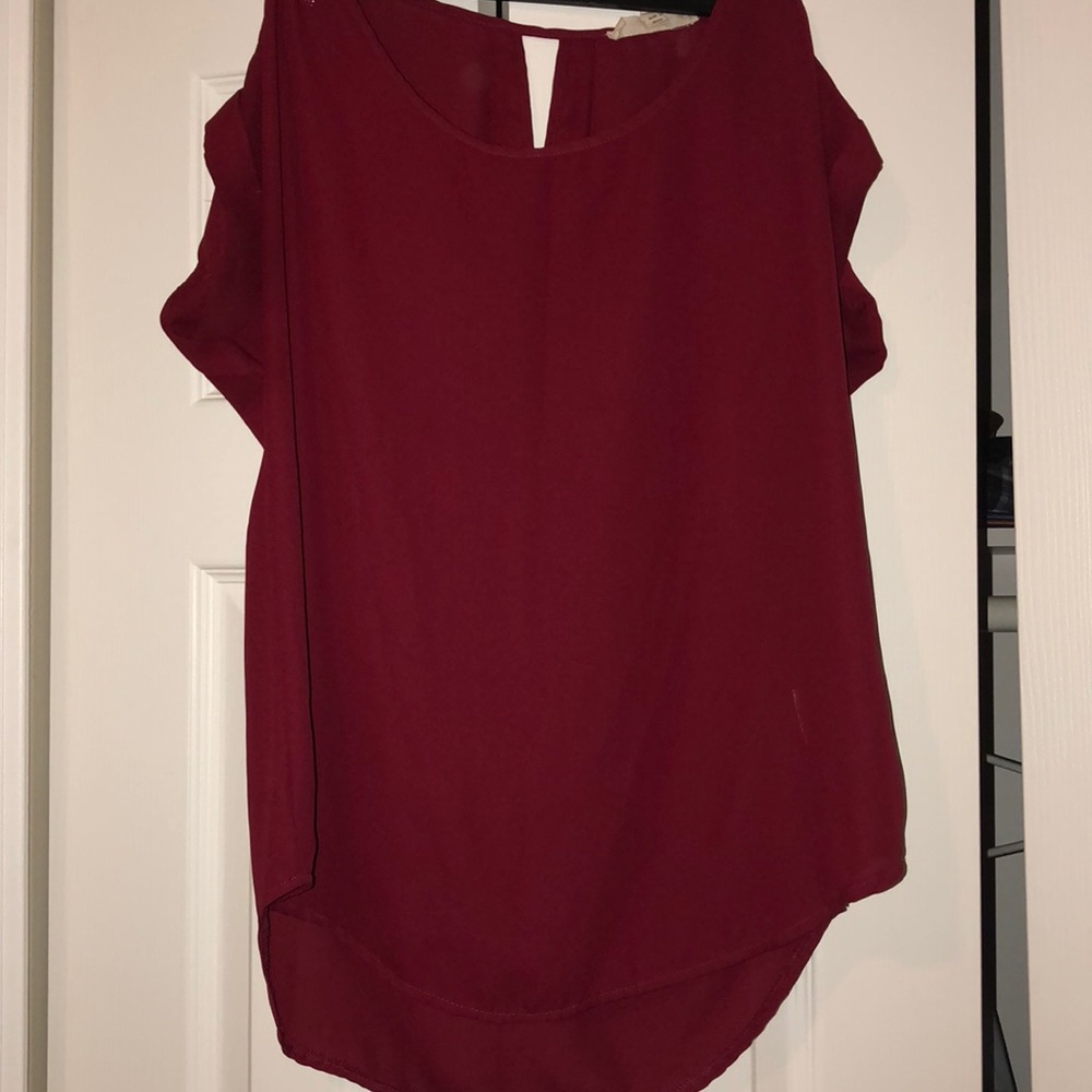 Red blouse!